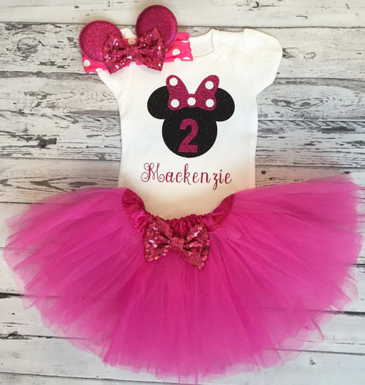 Minnie Personalised Birthday Tutu Set - MARAJJAS