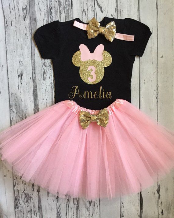 Minnie Personalised Birthday Tutu Set - MARAJJAS